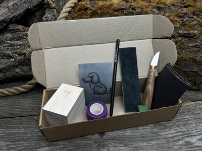 Hundeschnitzset – Komplettes Starter-Schnitzset für Anfänger, Erwachsene, Jugendliche und Kinder