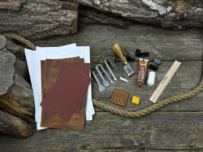 Leather Wallet Making Tool Kit