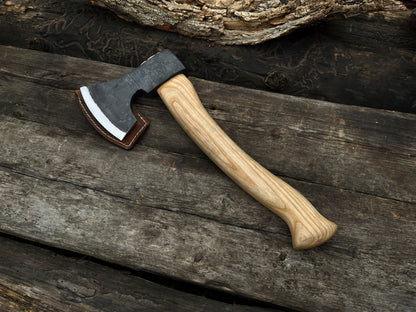 Hand-Forged Small Carving Axe, 26 cm (10.2 inches) - Forged Steel Tools