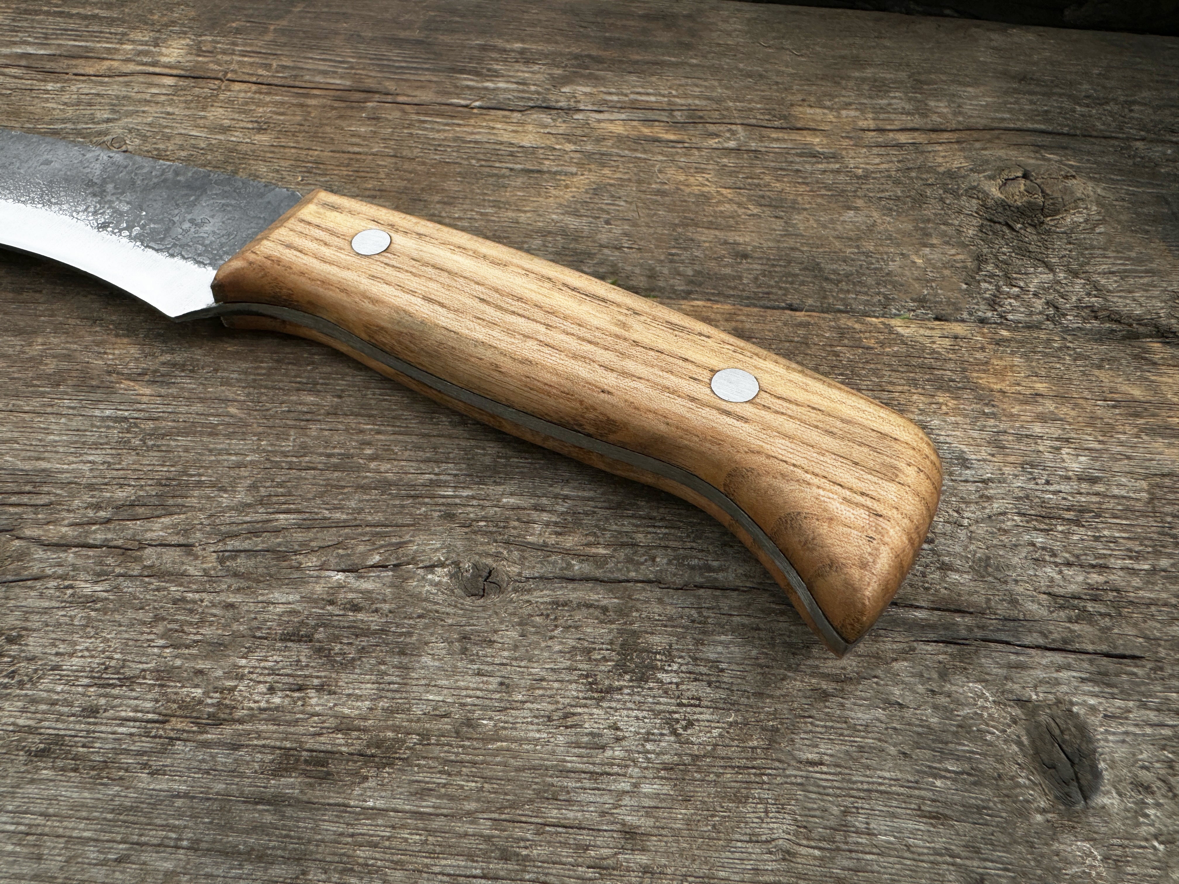 Hand-Forged Bushcraft Knife, 36 cm (14.1 inches) (Copy) - Forged Steel Tools