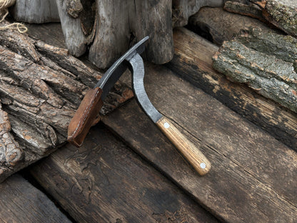 Medium Hand-Forged Finnish Adze - Forged Steel Tools