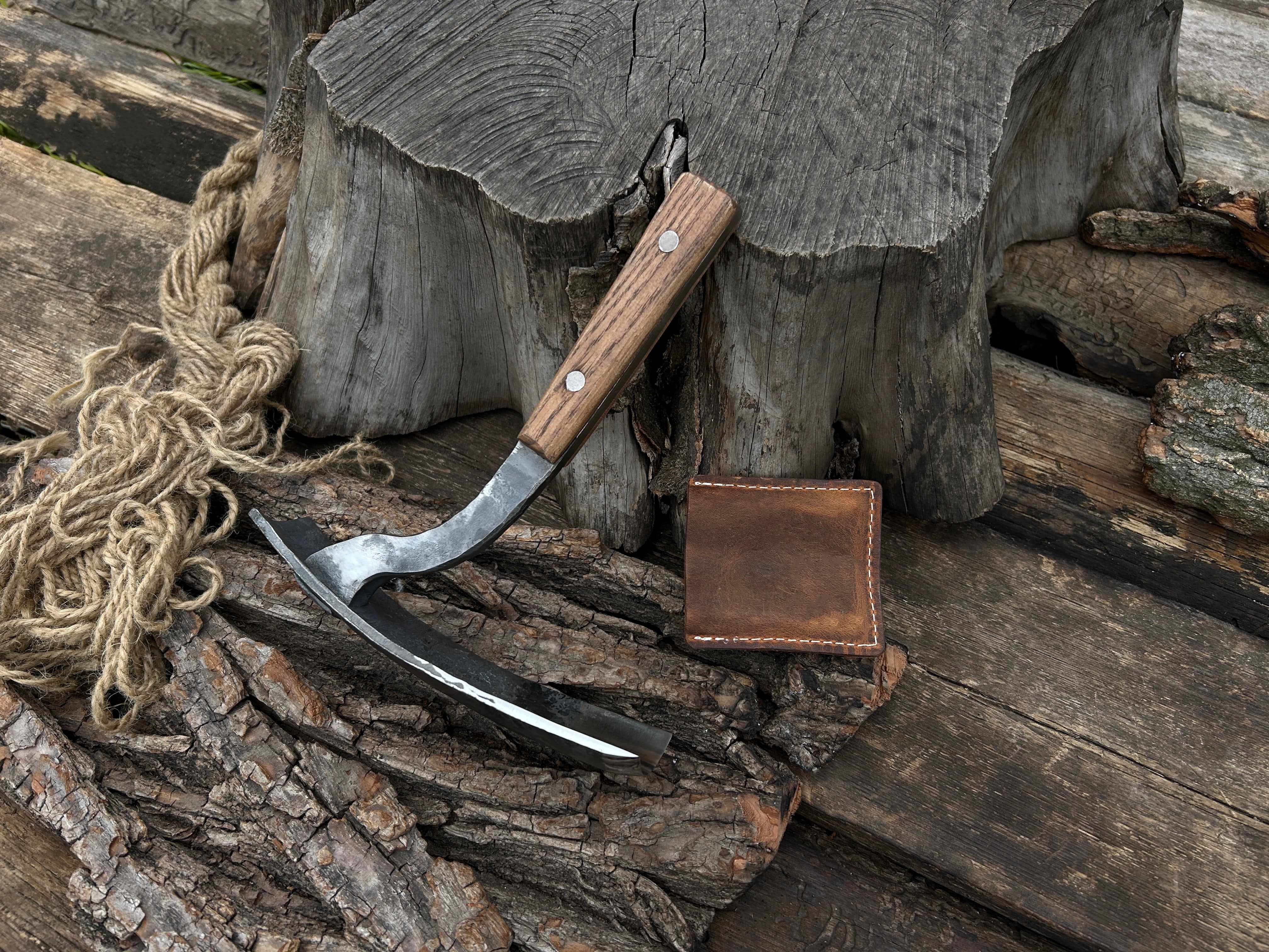 Small Hand-Forged Finnish Adze - Forged Steel Tools