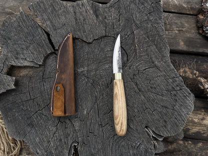 Hand-Forged Bushcraft Knife - Forged Steel Tools