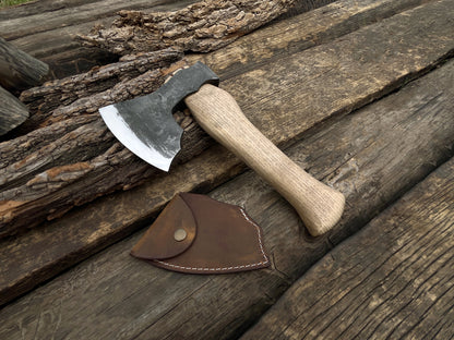 Hand-Forged Carving Axe - Forged Steel Tools