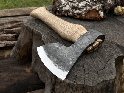 Hand-Forged Carving Axe - Forged Steel Tools