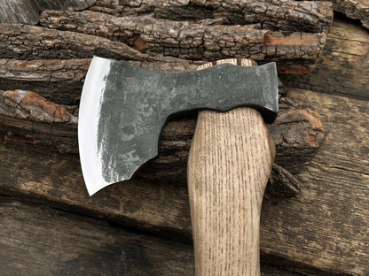 Hand-Forged Carving Axe - Forged Steel Tools