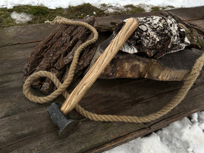 Hand-Forged Double Blacksmith's Hammer, 1.5 kg (3.3 lbs) - Forged Steel Tools