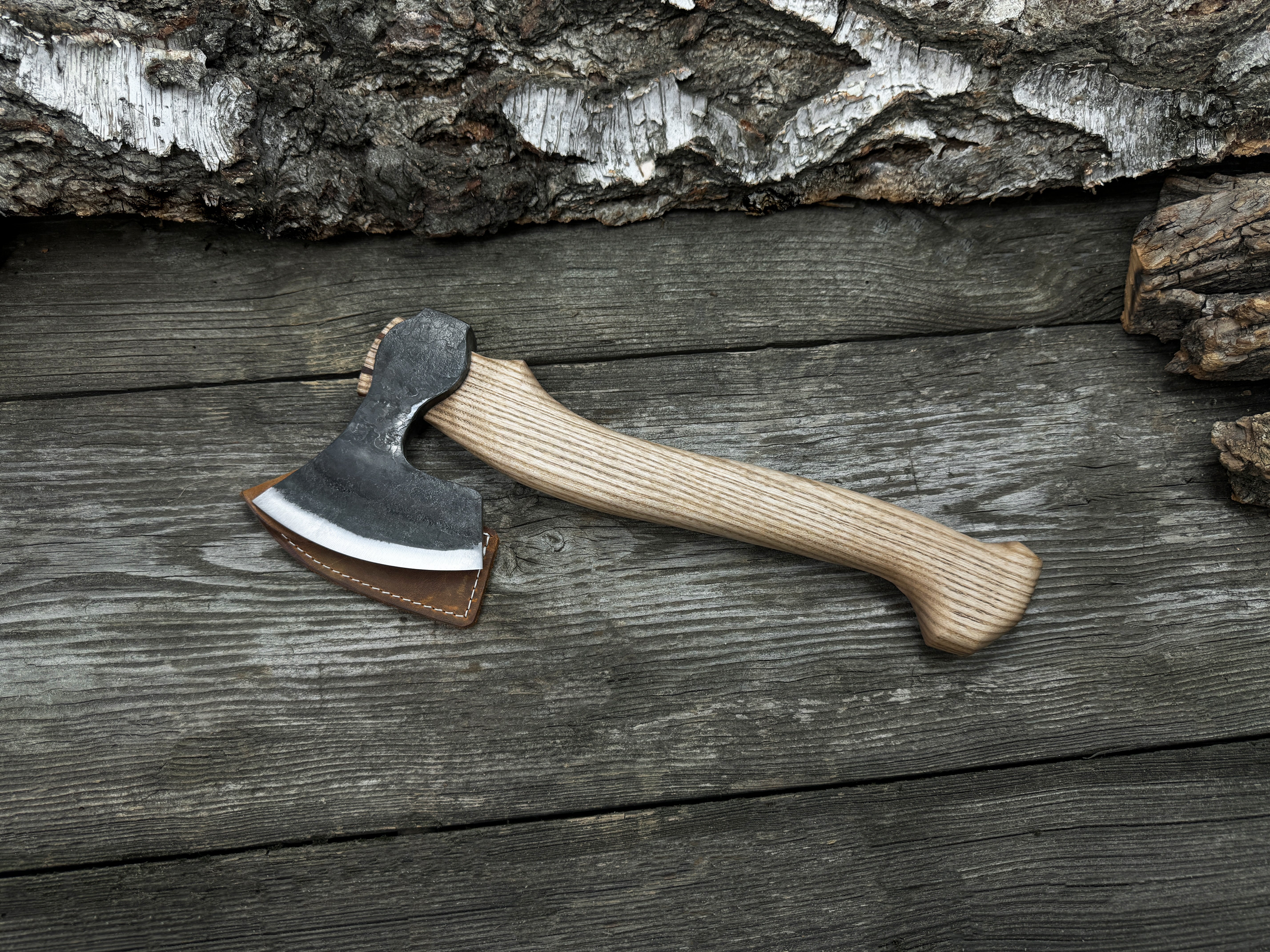 Hand-Forged Small Carving Axe, 0.7 kg (1.5 lbs)