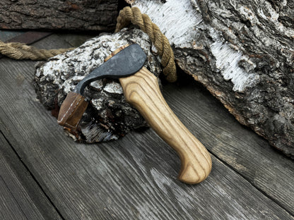 Small Kuksa Adze with Medium Curved Blade, 5.5 cm (2.2 in)