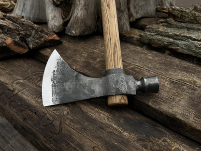 16.5" Hand-Forged Tomahawk with Removable Handle, 0.83 kg (1.8 Ibs) - Forged Steel Tools