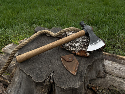 15.3" Hand-Forged Tomahawk, 0.88 kg (1.9 Ibs) - Forged Steel Tools