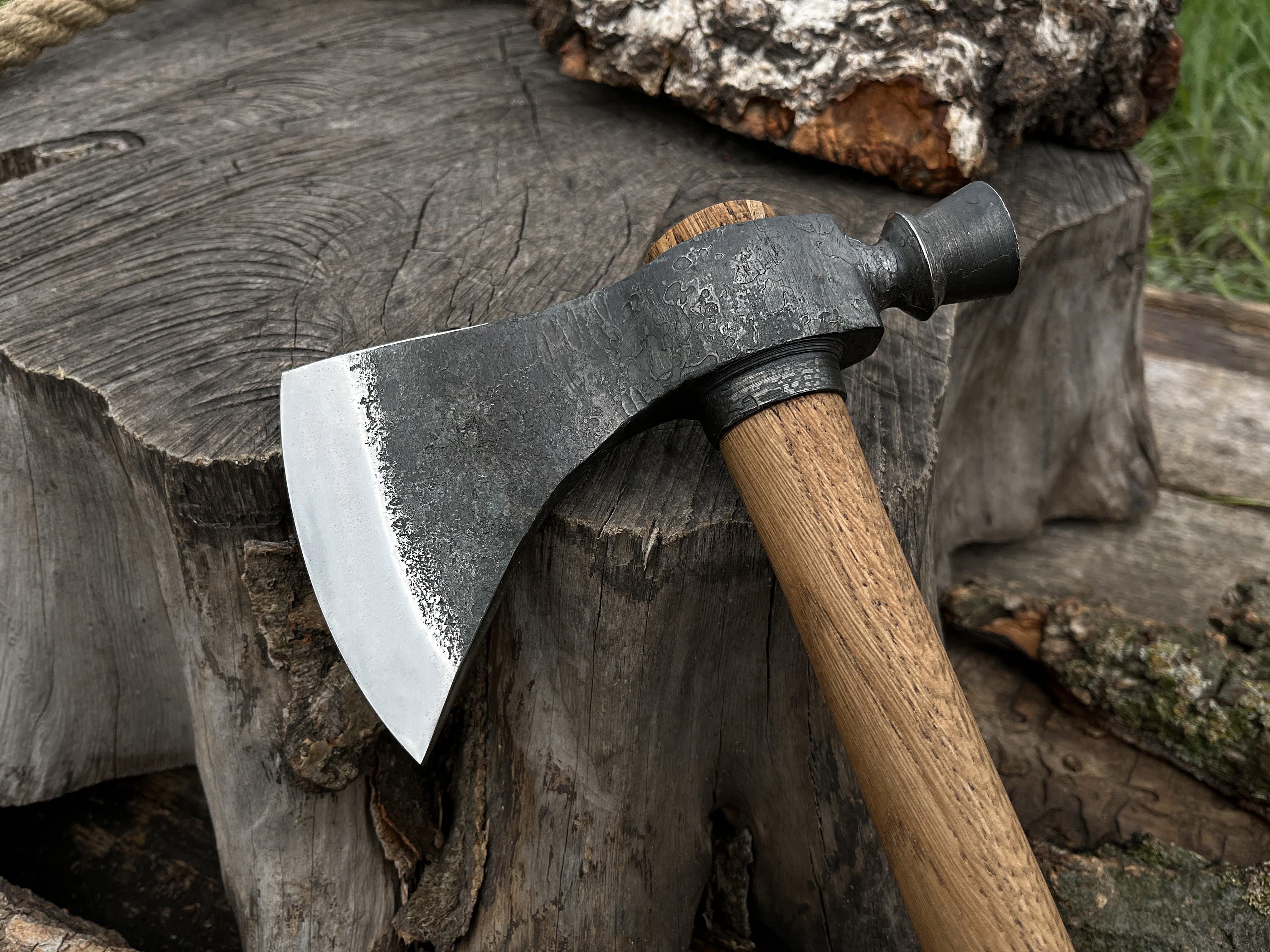 15.3" Hand-Forged Tomahawk, 0.88 kg (1.9 Ibs) - Forged Steel Tools