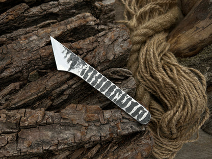 Hand-Forged Marking Knife Kiridashi, 4.5 cm (1.7 inches) - Forged Steel Tools