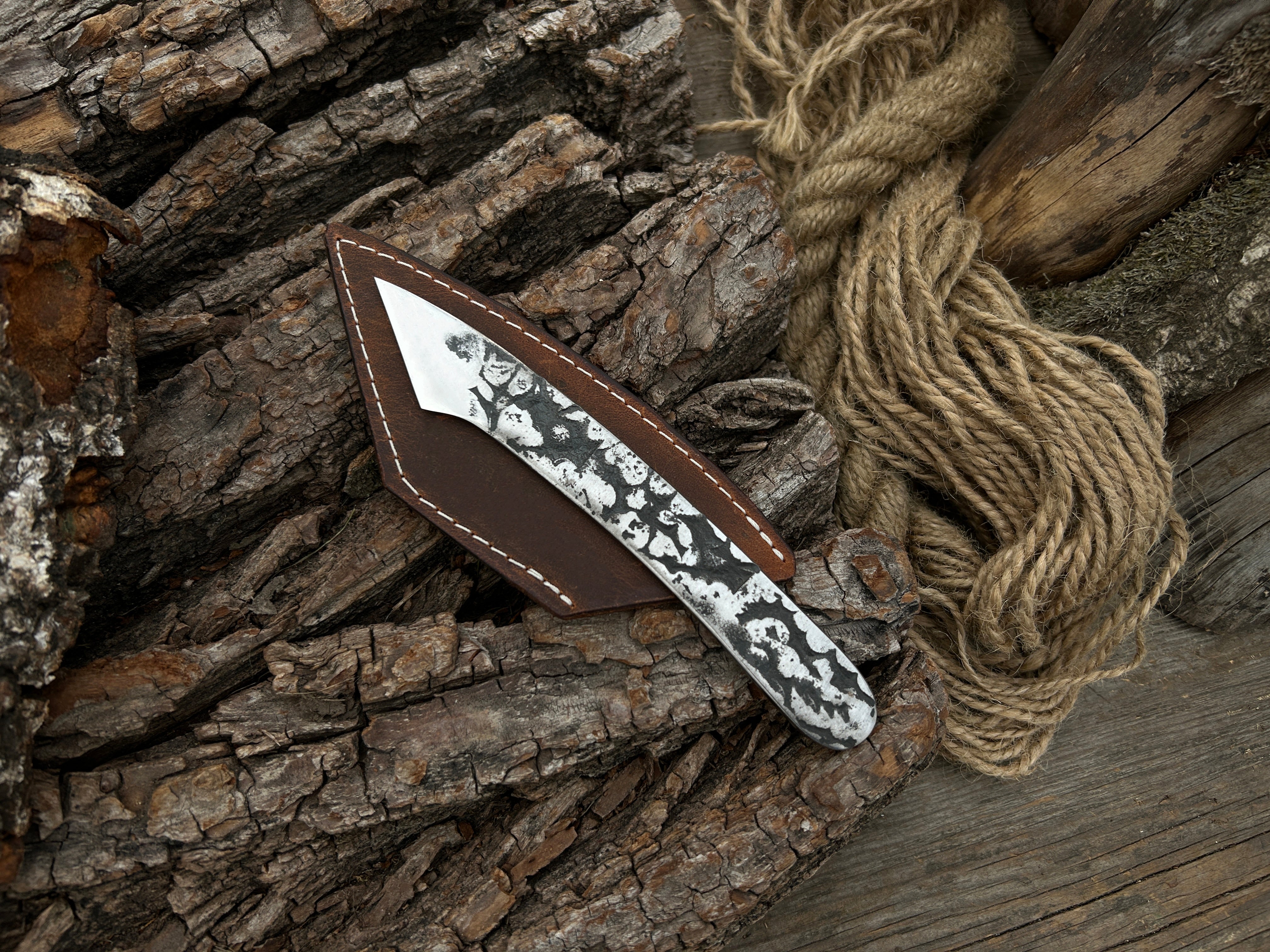 Hand-Forged Marking Knife Kiridashi, 5.5 cm (2.1 inches) - Forged Steel Tools