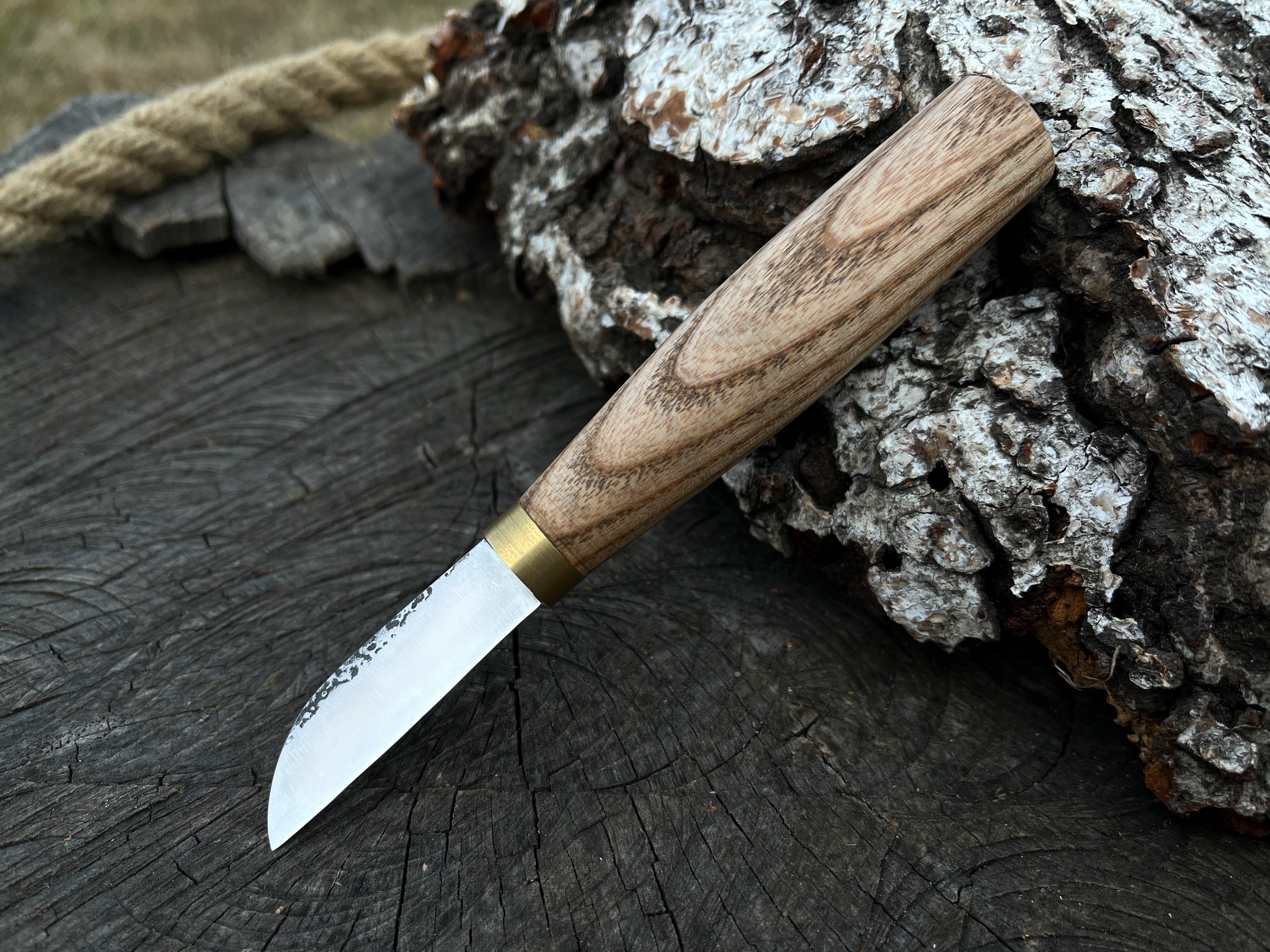 Hand-Forged Chip Carving Knife, 5.5 cm (2.2 inches)
