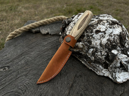 Hand-Forged Whittling Sloyd Knife, 10 cm (3.9 inches) - Forged Steel Tools