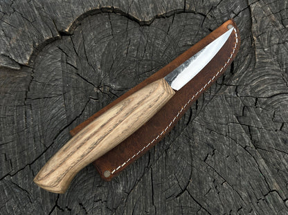 Hand-Forged Sloyd Knife, 8 cm (3.1 inches) - Forged Steel Tools