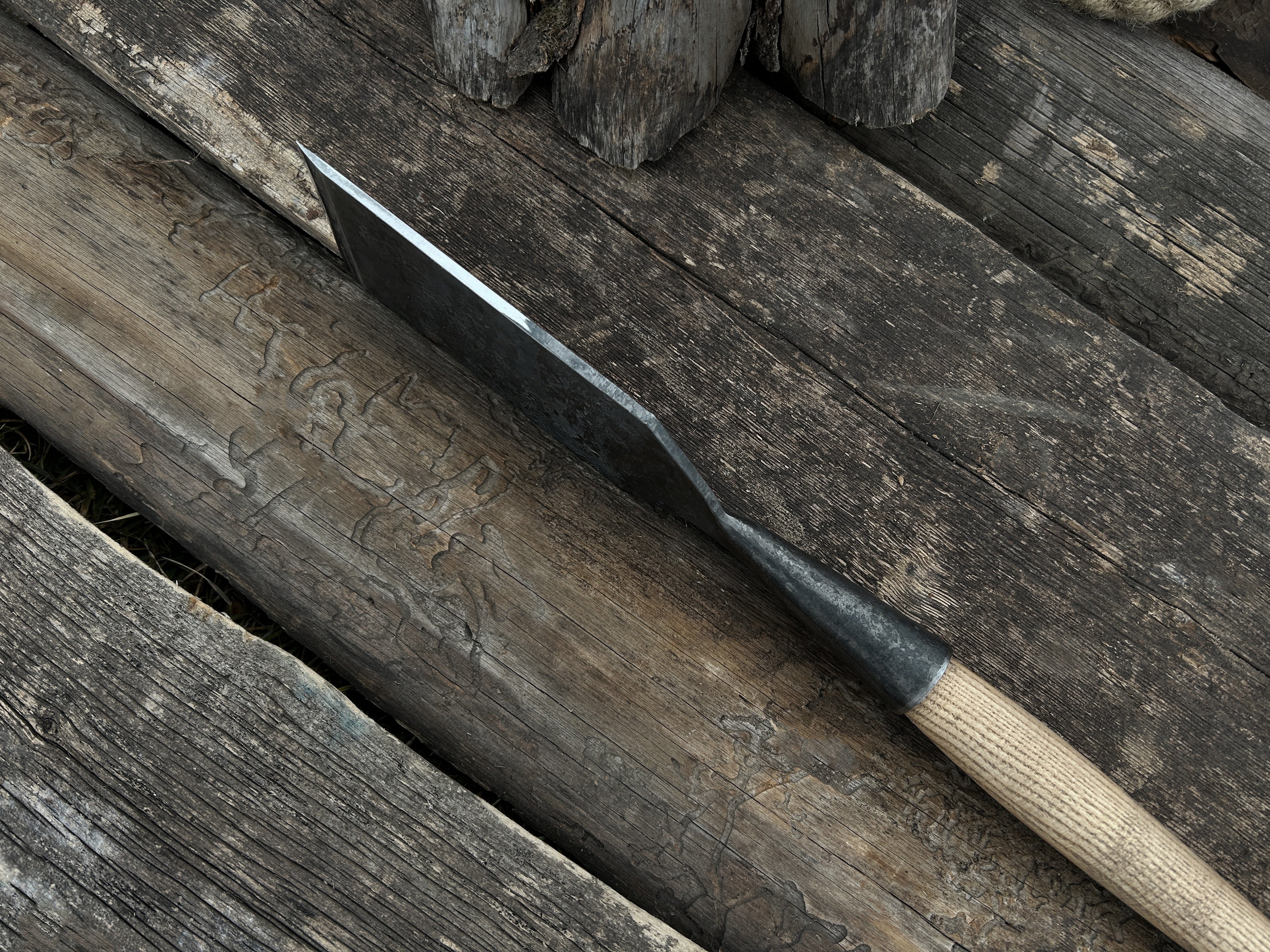 Hand-Forged Long Timber Framing Chisel, 20 - 100 mm (0.8 - 3.9 inches) - Forged Steel Tools