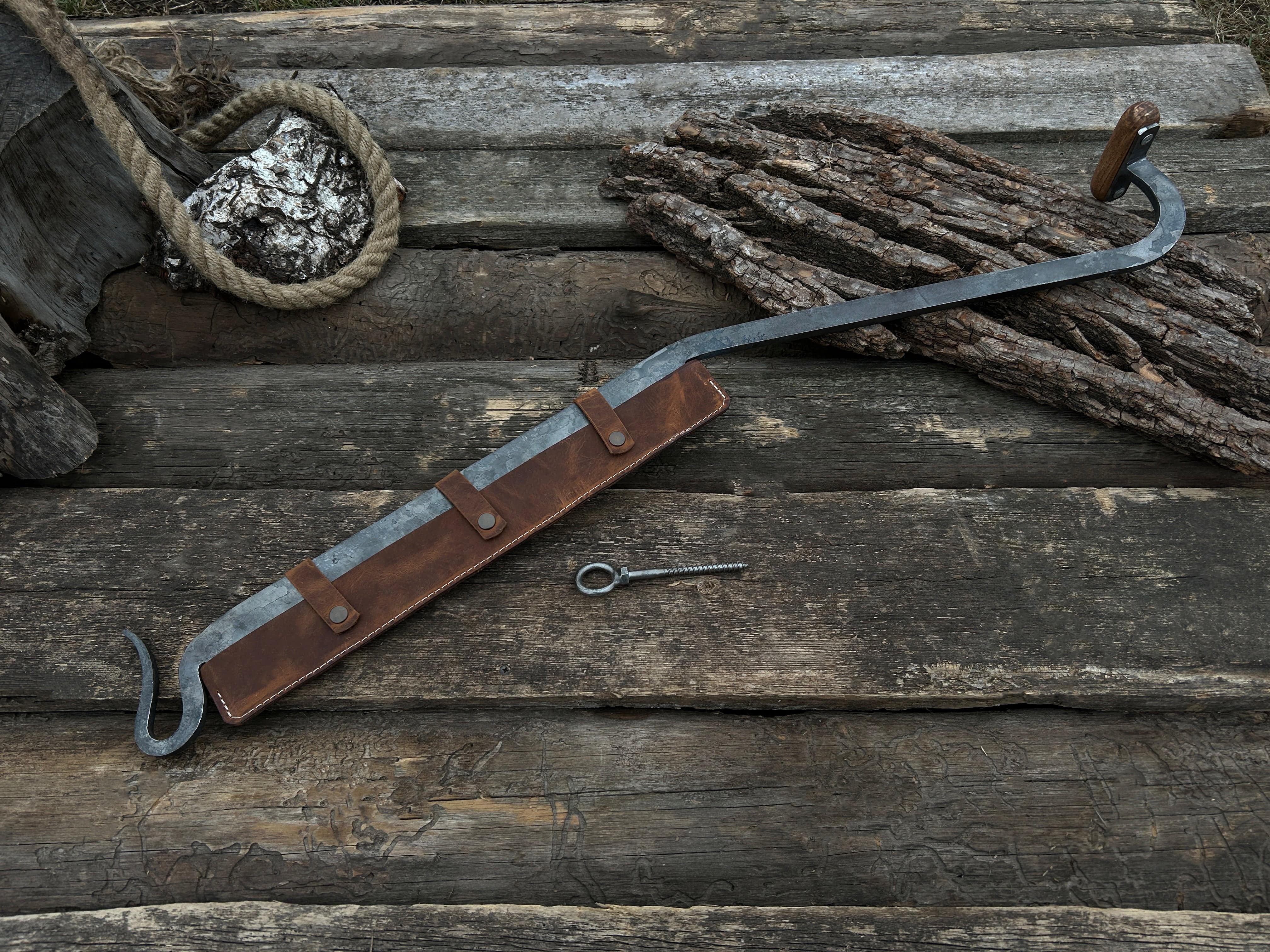 Hand-Forged Large Stock Knife - Cloggers knife