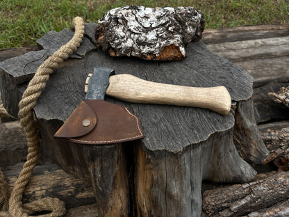 Hand-Forged Carving Axe - Forged Steel Tools