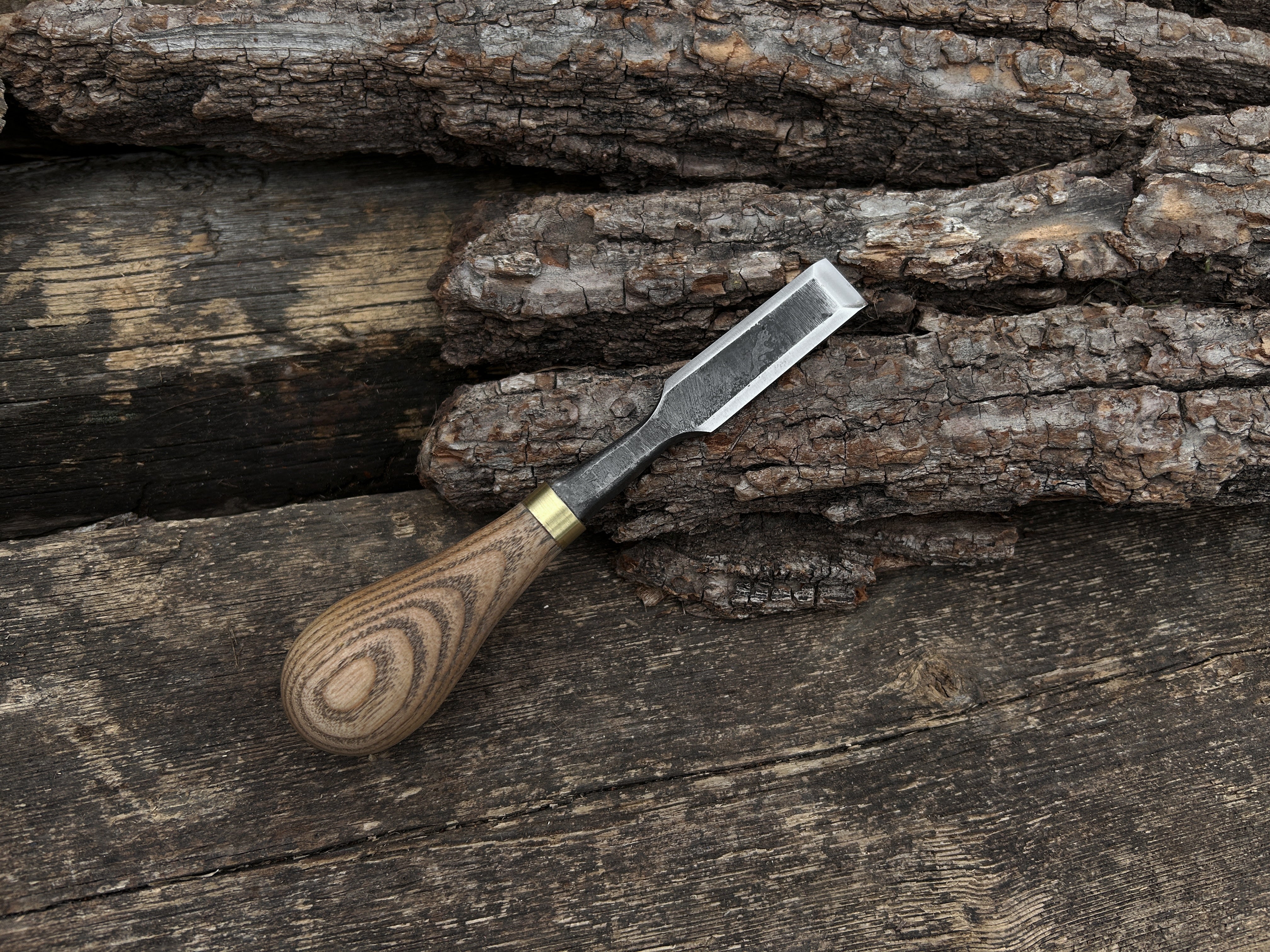 Hand-Forged Small Wood Carving Chisel, 10 - 25 mm (0.39 - 1 inches) - Forged Steel Tools