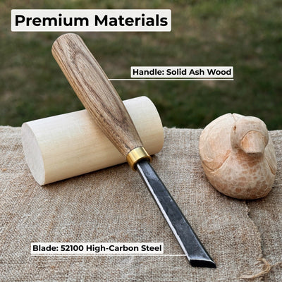 Angled Bevel Carving Chisel – 10 mm (0.39 inches) - 6