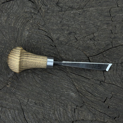 Angled Bevel Carving Chisel with Palm Handle – 10 mm (0.39 inches) - 2