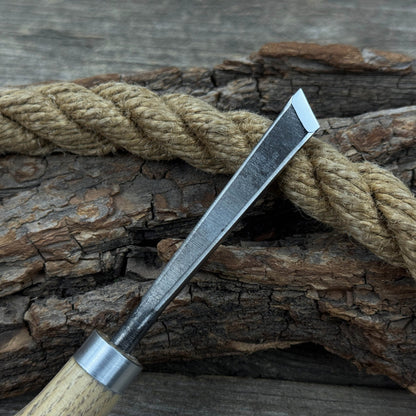 Angled Bevel Carving Chisel with Palm Handle – 10 mm (0.39 inches) - 4