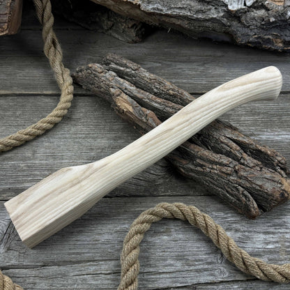 Ash Wood Axe Handle with Red Oak Wedges, 42 cm (16.54 in) - 5