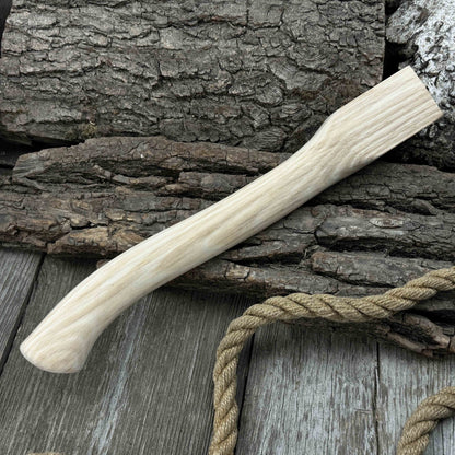 Ash Wood Axe Handle with Red Oak Wedges, 42 cm (16.54 in) - 6