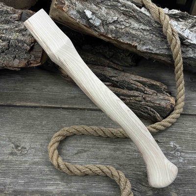 Ash Wood Axe Handle with Red Oak Wedges, 42 cm (16.54 in) - 7