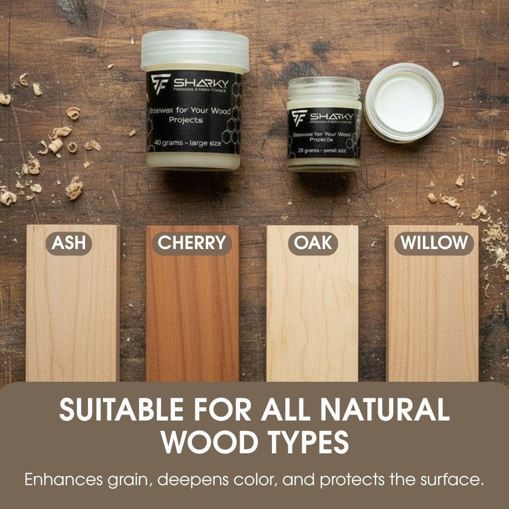 Beeswax Wood Finish – Natural Wood Conditioner for Tool Handles & Carving Projects - 3