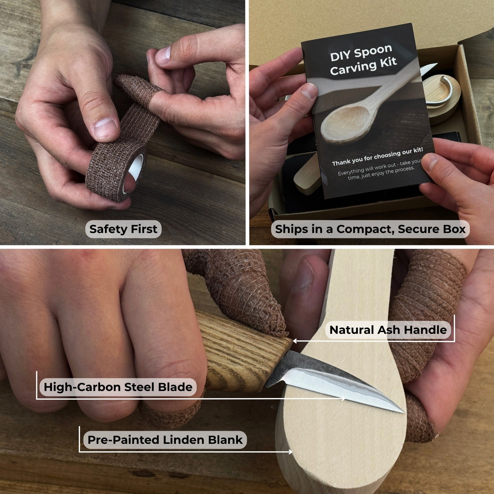 Beginner DIY Spoon Carving Kit - 2
