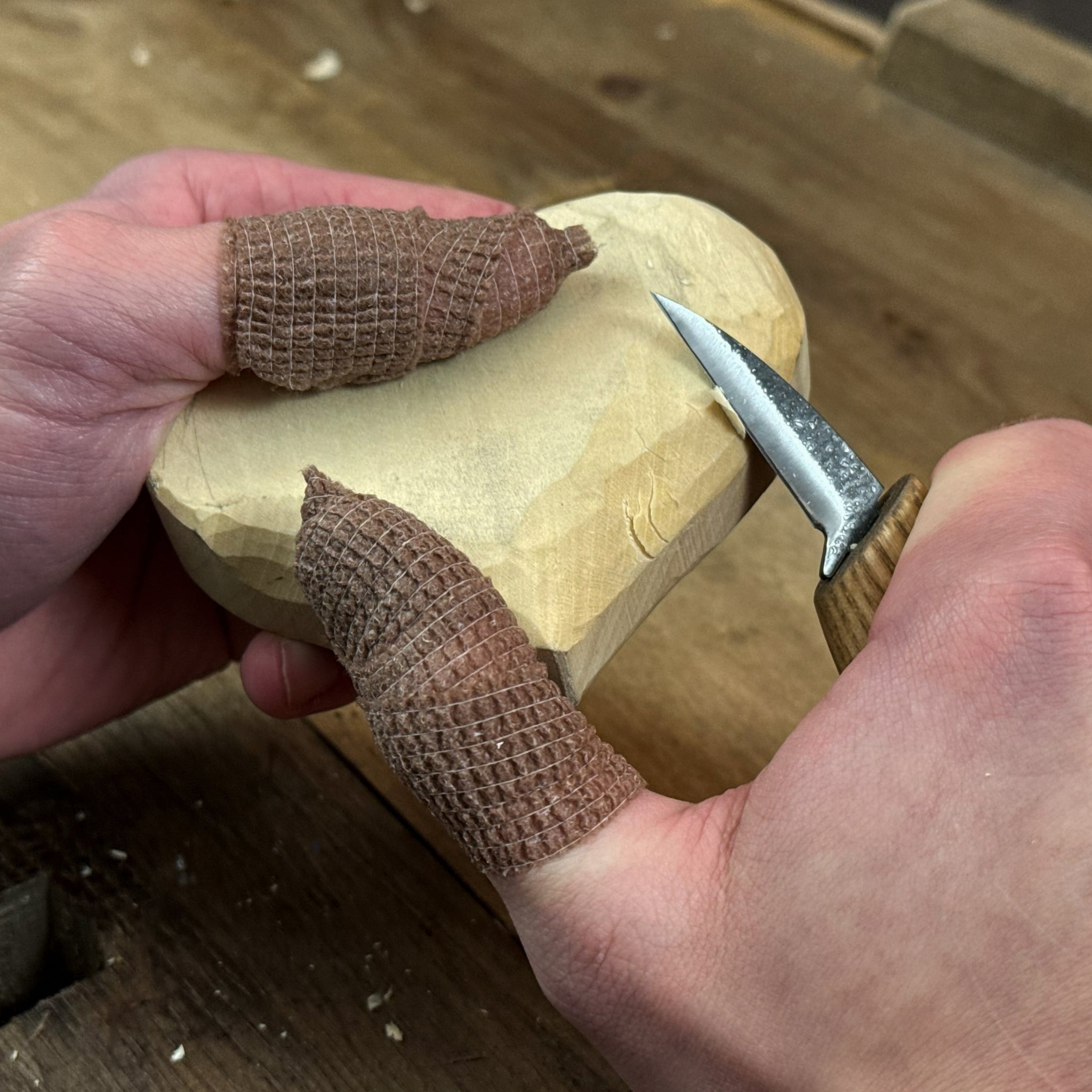 Beginner Heart Wood Carving & Painting Kit — Complete DIY Hobby Set for Adults and Kids - 8