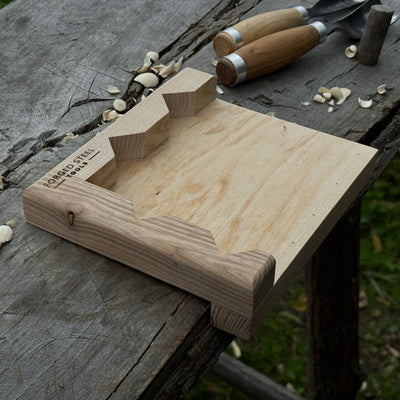 Bench Hook for Wood Carving and Chiseling – Handcrafted Wooden Work Support - 13