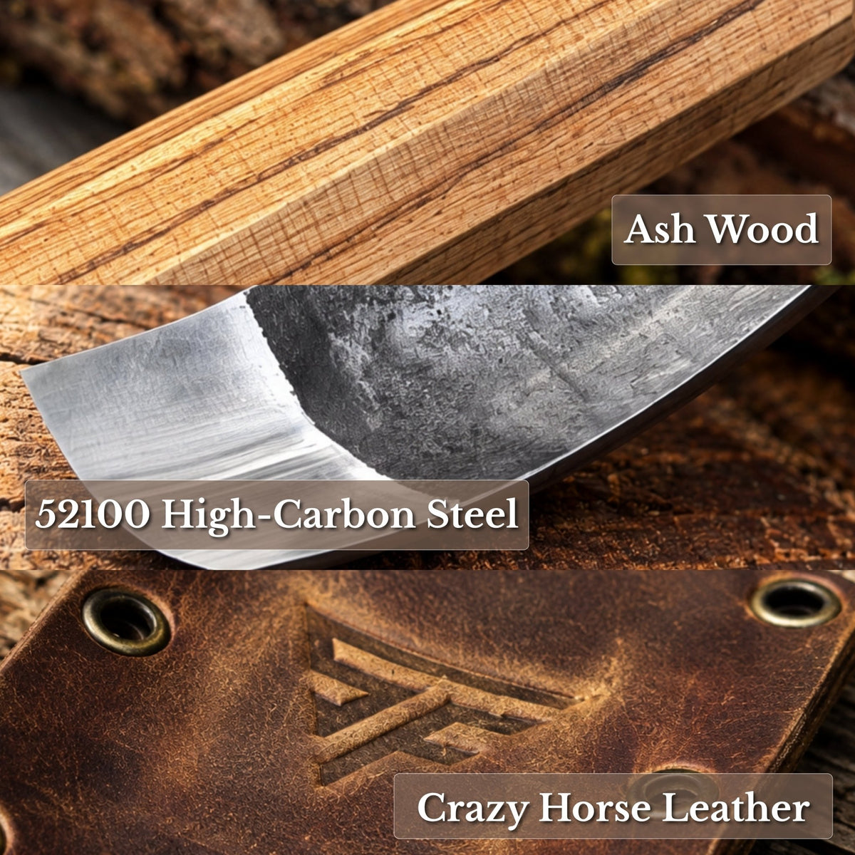 Bent Carving Gouge, 20 - 40 mm (0.8 - 1.6 inches) - 7