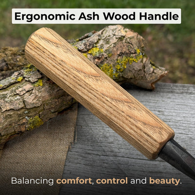 Bent Carving Gouge, 20 - 40 mm (0.8 - 1.6 inches) - 3