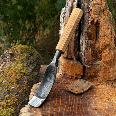 Bent Carving Gouge, 20 - 40 mm (0.8 - 1.6 inches) - 1