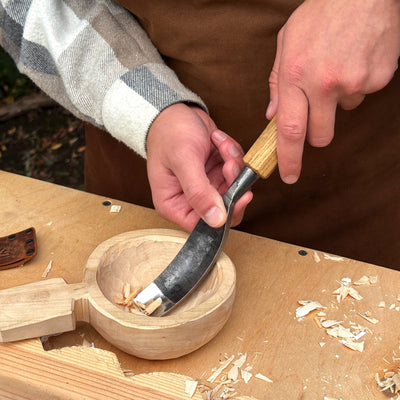 Bent Carving Gouge, 20 - 40 mm (0.8 - 1.6 inches) - 4