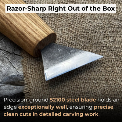Bevel Edge Carving Knife, 3.5 cm (1.38 inches) - 2