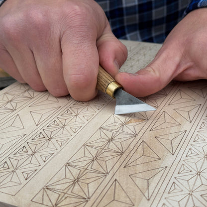 Big Basswood Woodcarving Practice Board - 3