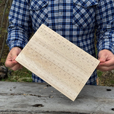 Big Basswood Woodcarving Practice Board - 1