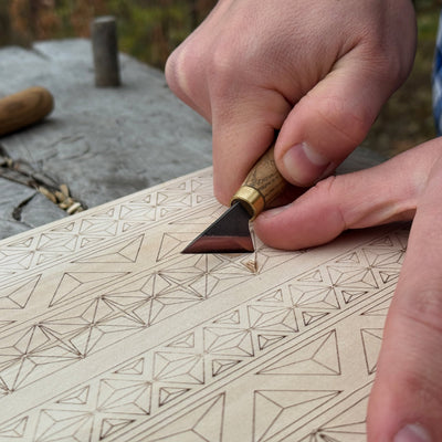 Big Basswood Woodcarving Practice Board - 5