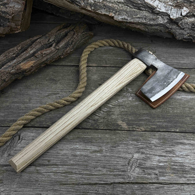 Carpenter’s Axe with Leather Shoulder Sheath, 0.84 kg (1.85 lb) - 6