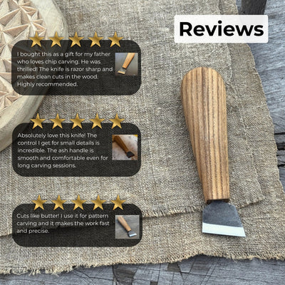Chip Carving Knife, 3 cm (1.2 inches) - 9