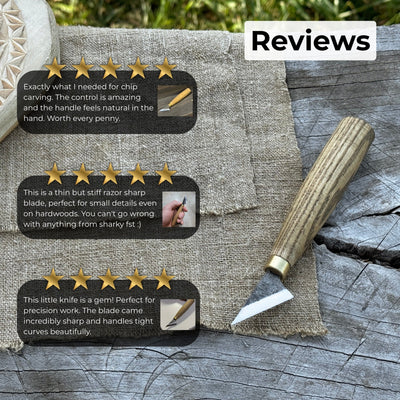 Chip Carving Knife, 3.5 cm (1.4 inches) - 9