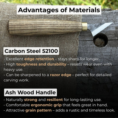 Chip Carving Knife, 3.5 cm (1.4 inches) - 4