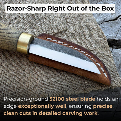 Chip Carving Knife, 5.5 cm (2.2 inches) - 2