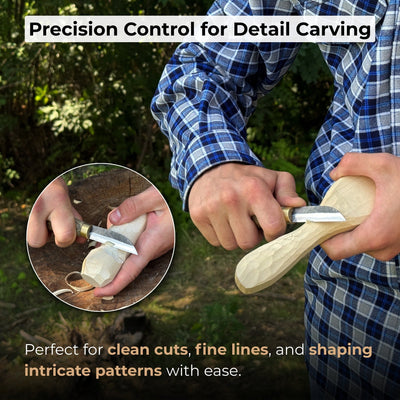 Chip Carving Knife, 5.5 cm (2.2 inches) - 7