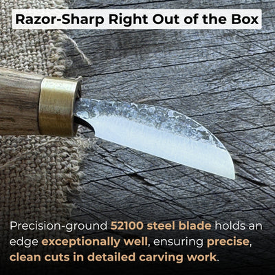 Chip Carving Knife, blade 3 cm (1.2 inches) - 2